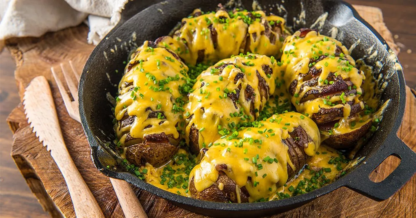 Roasted Hasselback Potatoes
